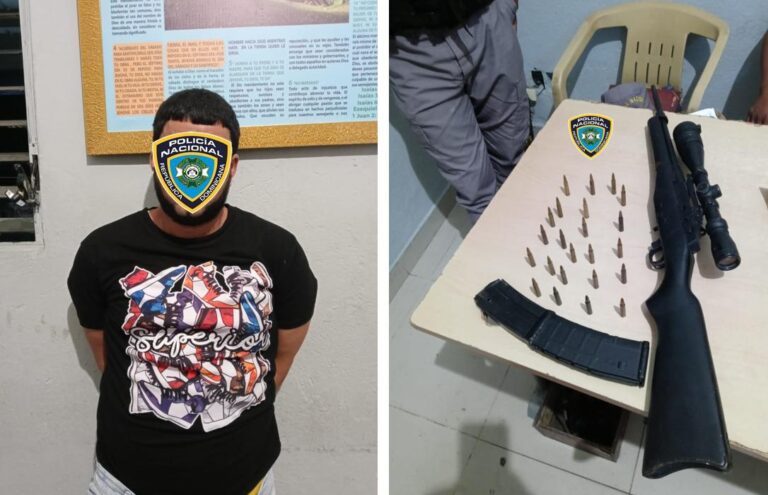 Apresan hombre portaba en una pasola fusil de manera ilegal