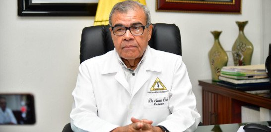 Rufino Senen Caba, presidente del Colegio Medico Dominicano (CMD)JORGE LUIS MARTÍNEZ