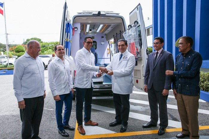Sistema 9-1-1 entrega ambulancia al MSP