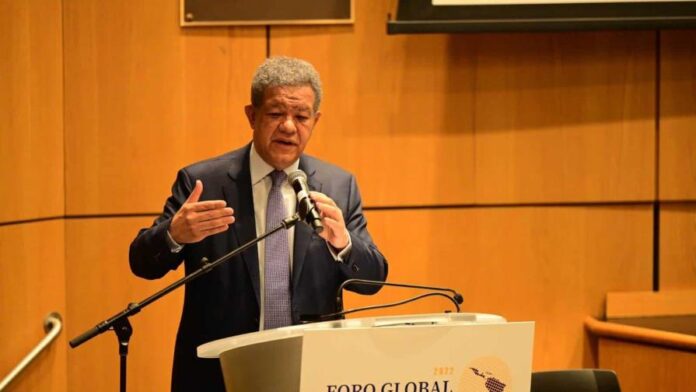 El presidente de la Fundación Global por la Democracia y el Desarrollo (FUNGLODE), Leonel Fernández.