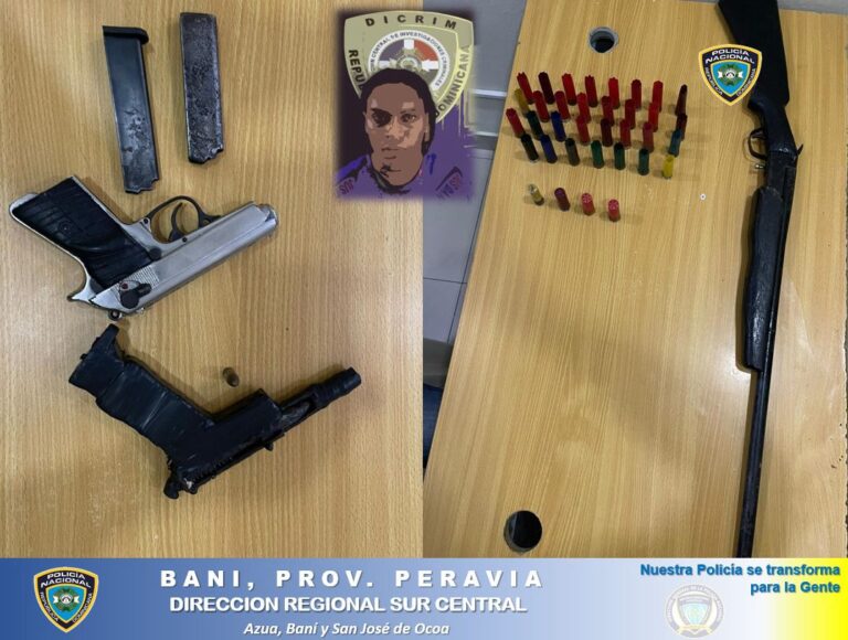Desmantelan punto de droga en Operativos policiales de Baní