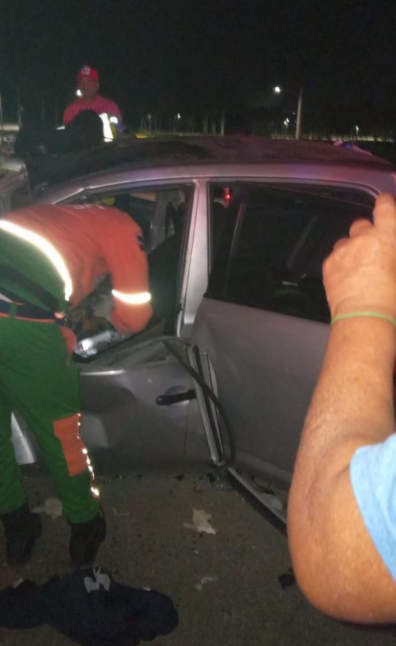 911 asiste accidente autovia del Coral