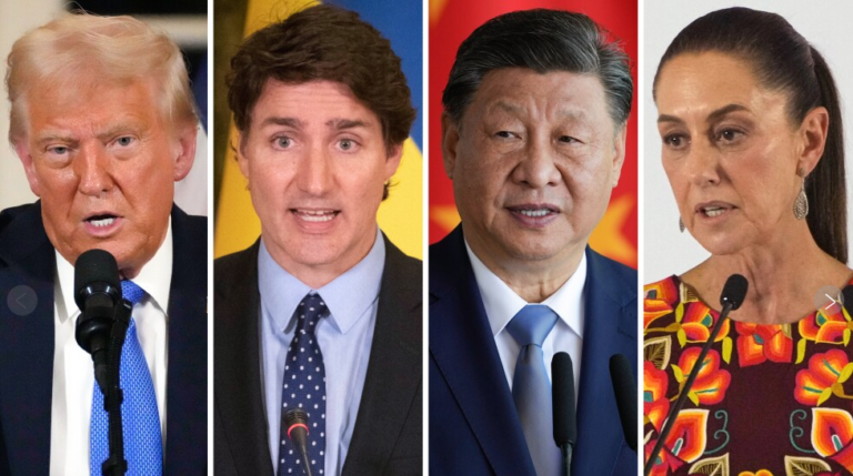 La guerra comercial de Trump genera rápidas represalias con nuevos aranceles de México, Canadá y China