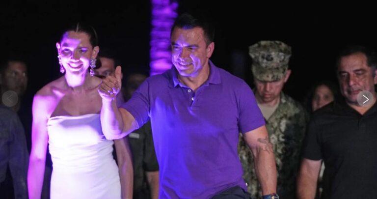 Noboa es reelegido presidente en Ecuador con una abultada ventaja que avala su política de mano dura