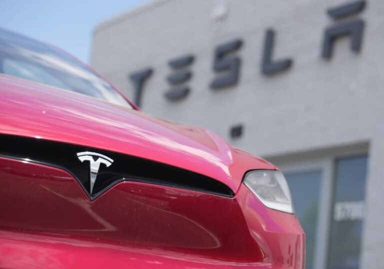Las ventas mensuales de Tesla en Europa caen a la mitad