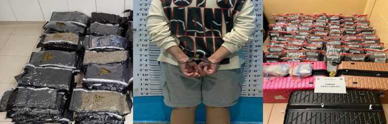 Capturan hombre vinculado al decomiso de 118 paquetes marihuana en el AILA