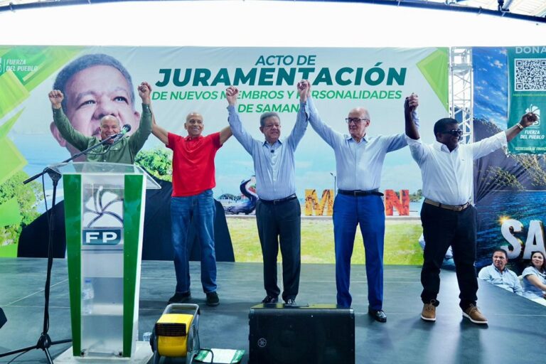 Leonel juramenta en la FP a Miguel Ángel Jazmín