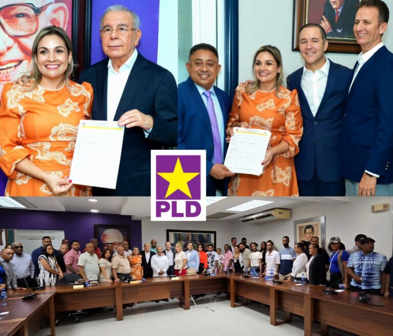 Danilo Medina juramenta a exdiputada Ivannia Rivera y a decenas de dirigentes de Puerto Plata